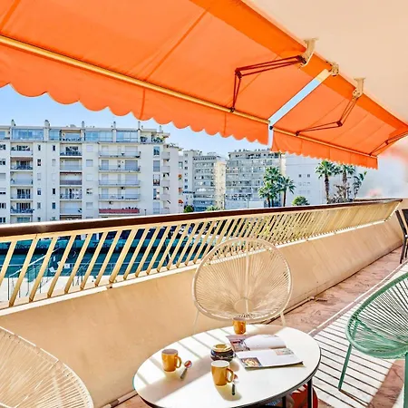 Lacour - 2 Bedroom - Large Terrace - 2 Min From The Croisette & Beaches Апартаменты Канны